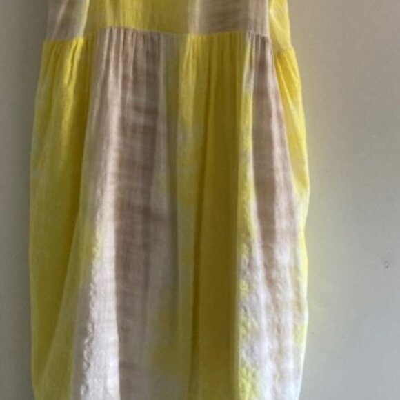 MAHINA HAWAII MADE IN LOVELY DRESS LIGHT SLEEVELESS RESORT WEDDING BEACH LUAU SM - Picture 5 of 11